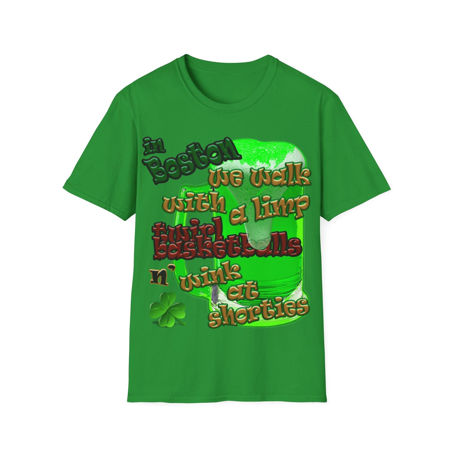 celtics logo - Unisex Softstyle T-Shirt