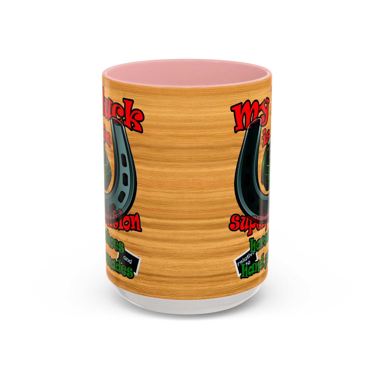my luck - Accent Mug (butterscotch wood finish)
