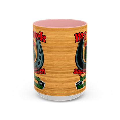 my luck - Accent Mug (butterscotch wood finish)