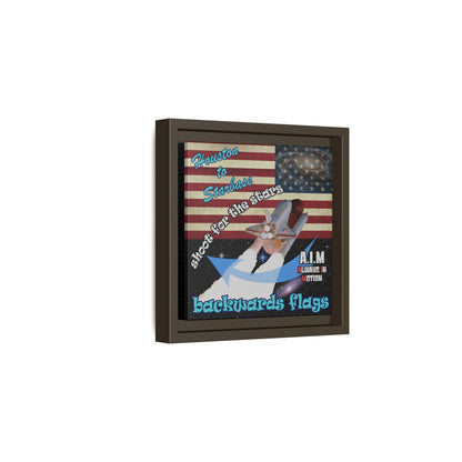 shoot for the stars - framed canvas art