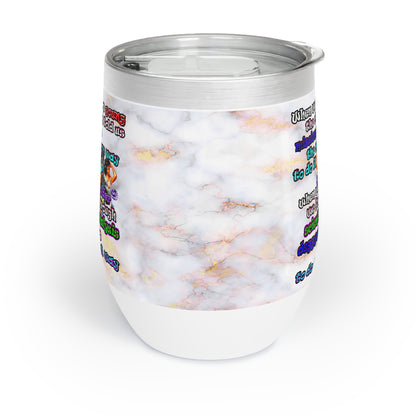 doggystyle - Chill Wine Tumbler (white marble)