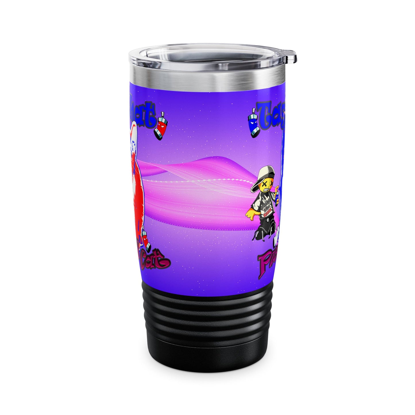 tag that - Ringneck Tumbler, 20oz (purple-pink wave)
