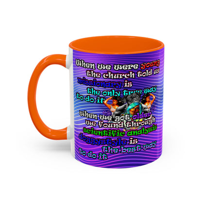 doggystyle - Accent Mug (purple wave)