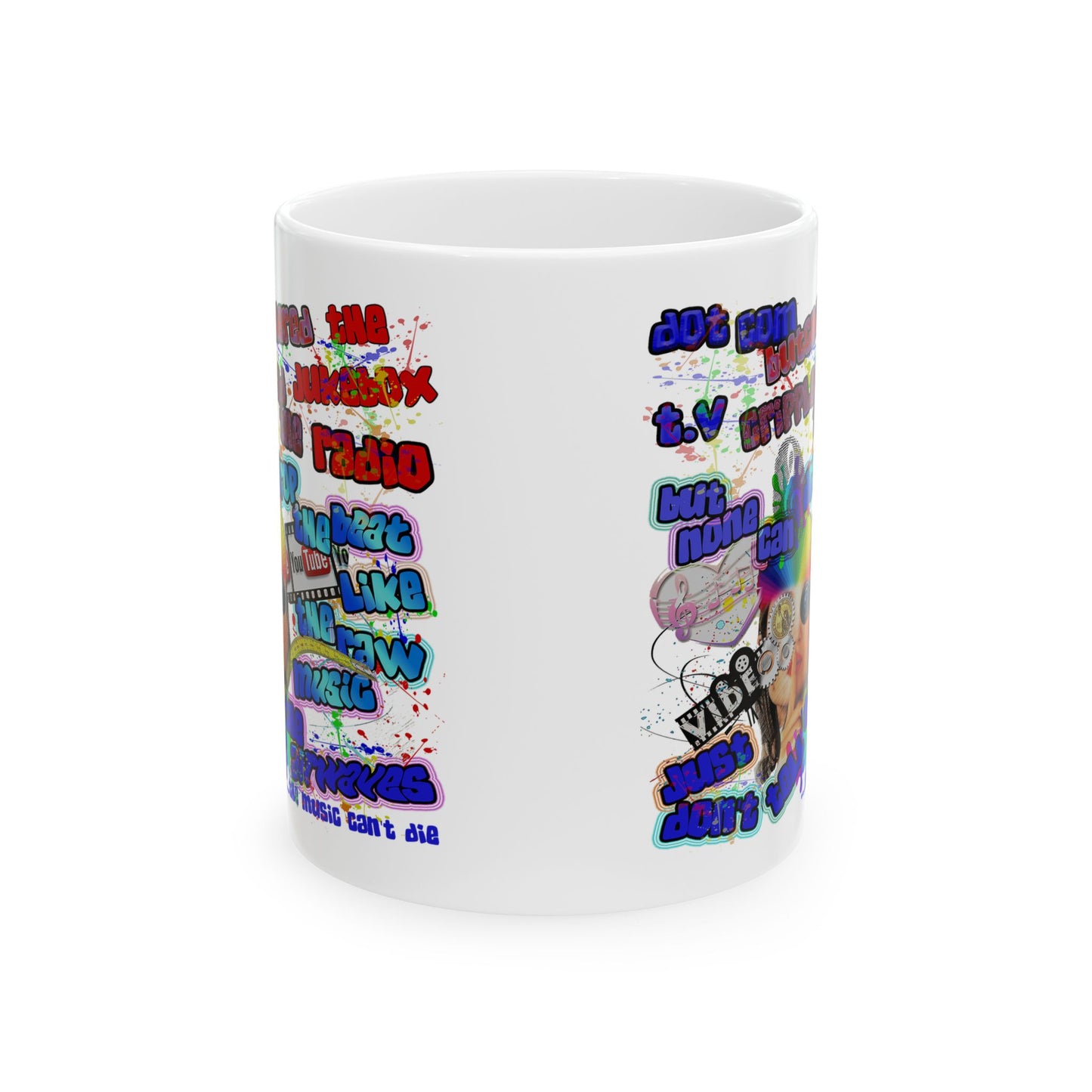 drop the beat - White Mug