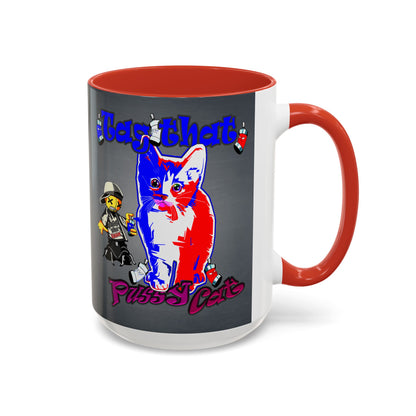 tag that - Accent Mug (grey-light grey)