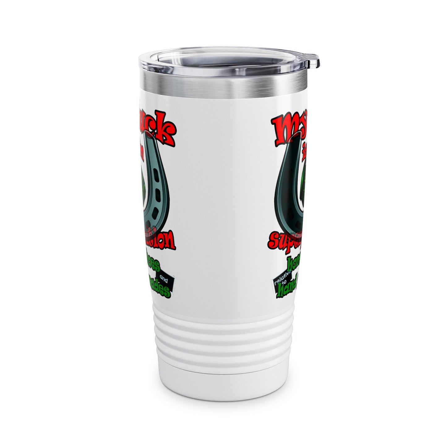 my luck - Ringneck Tumbler, 20oz (white)