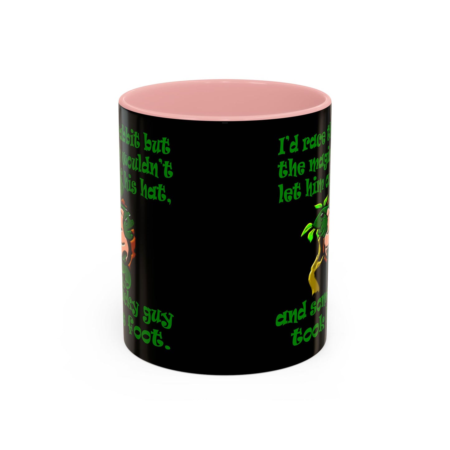 turtle race - Accent Mug (black)