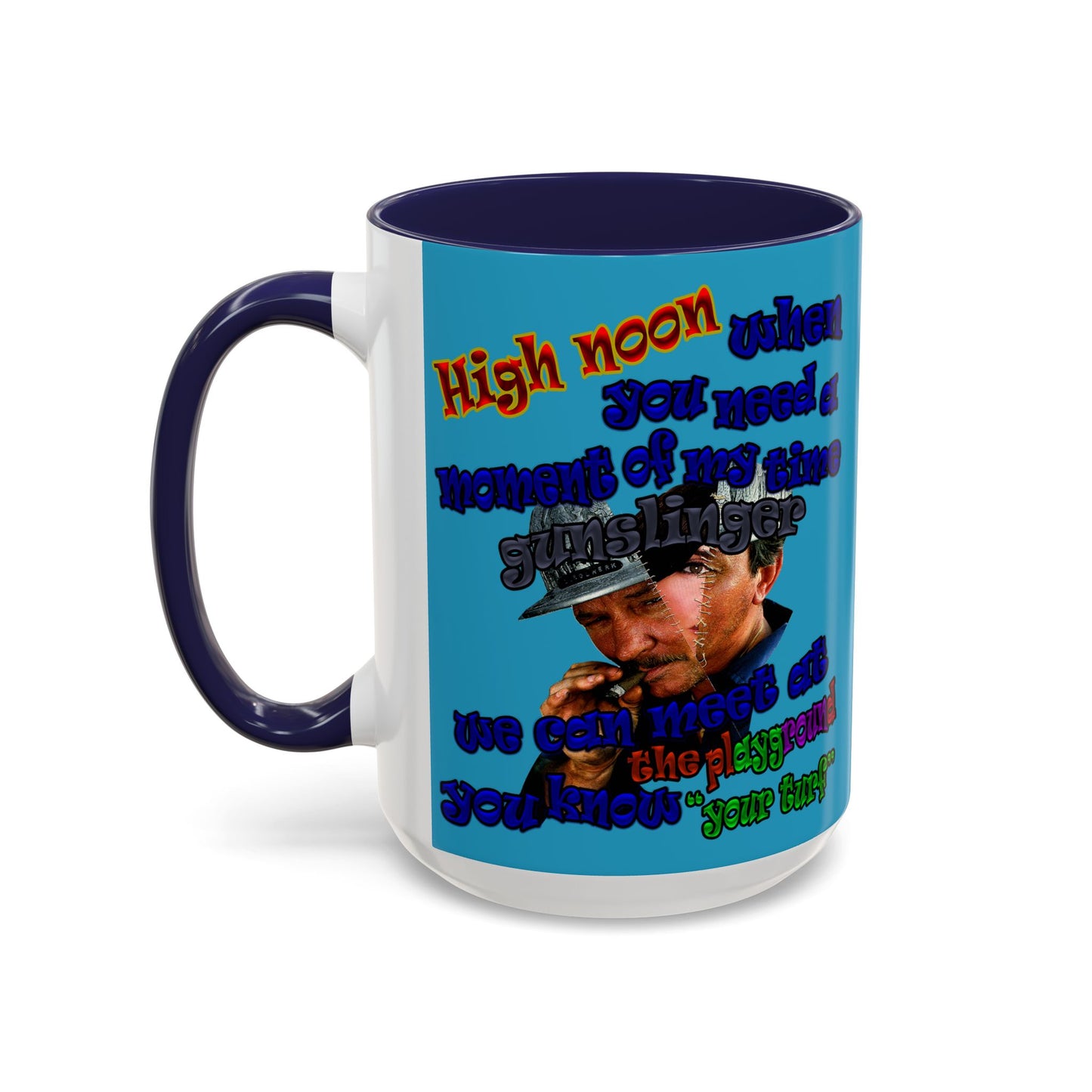high noon - Accent Mug (turquoise)