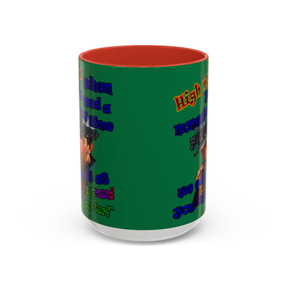 high noon - Accent Mug (dark green)