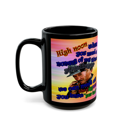 high noon - Black Mug (color blur)