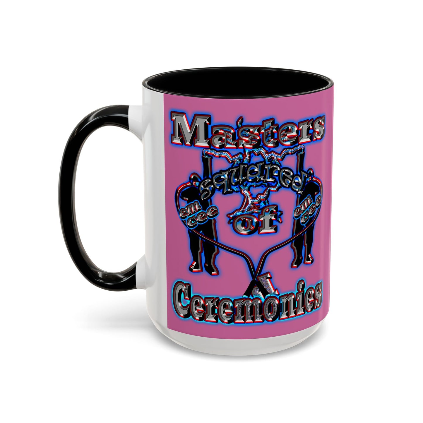 em cee squared - Accent Mug (light pink)