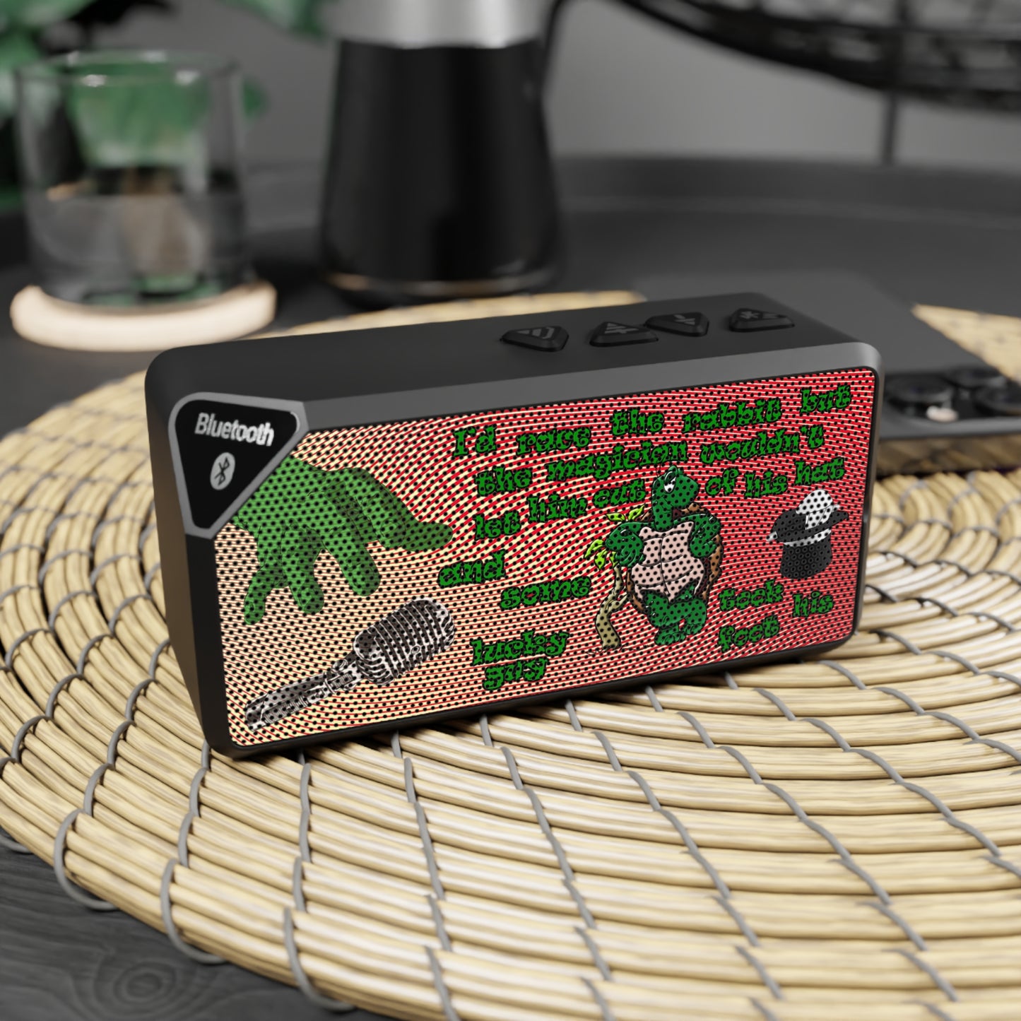 turtle race - Jabba Bluetooth Speaker (yellow-orange wave)