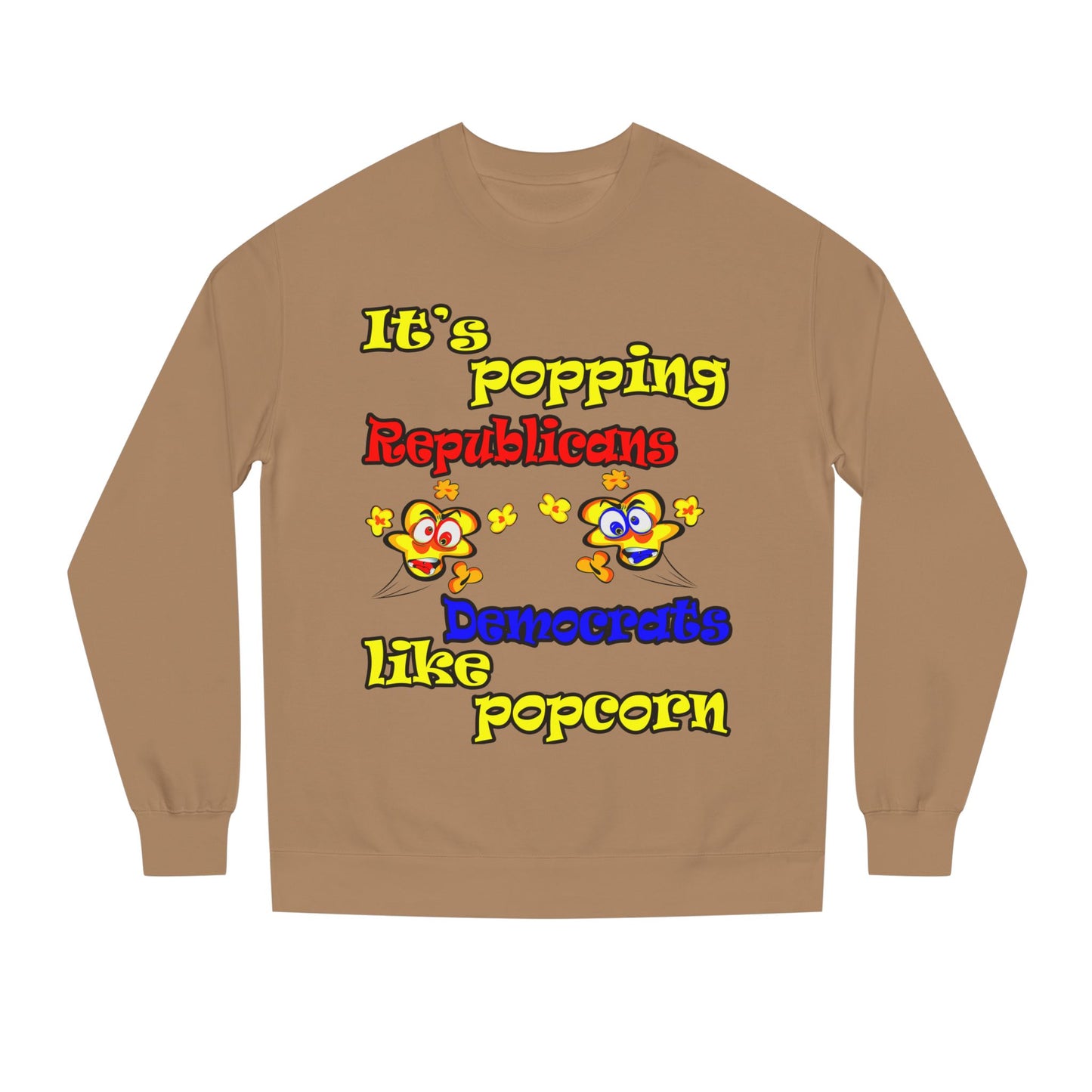 popping like popcorn - Unisex Crew Neck Sweatshirt