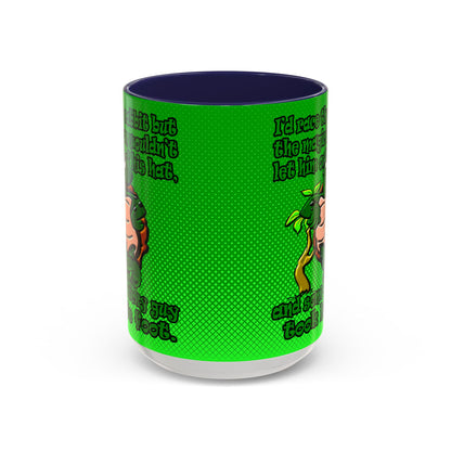 turtle race - Accent Mug (logo green)