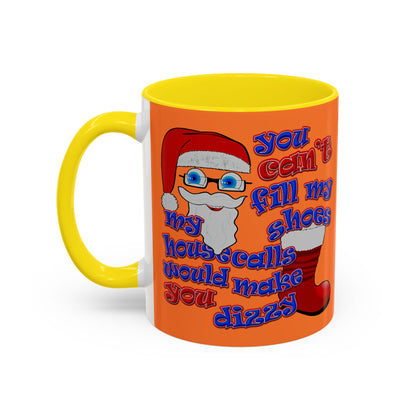 santa's shoes - Accent Mug (crusta)