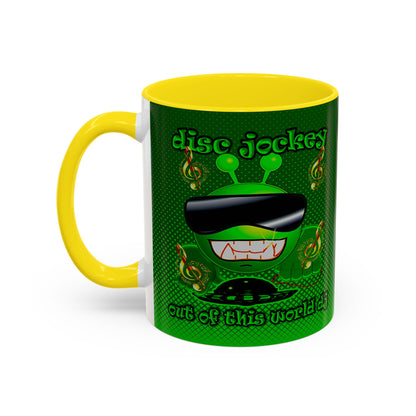 disc jockey - Accent Mug (logo green)