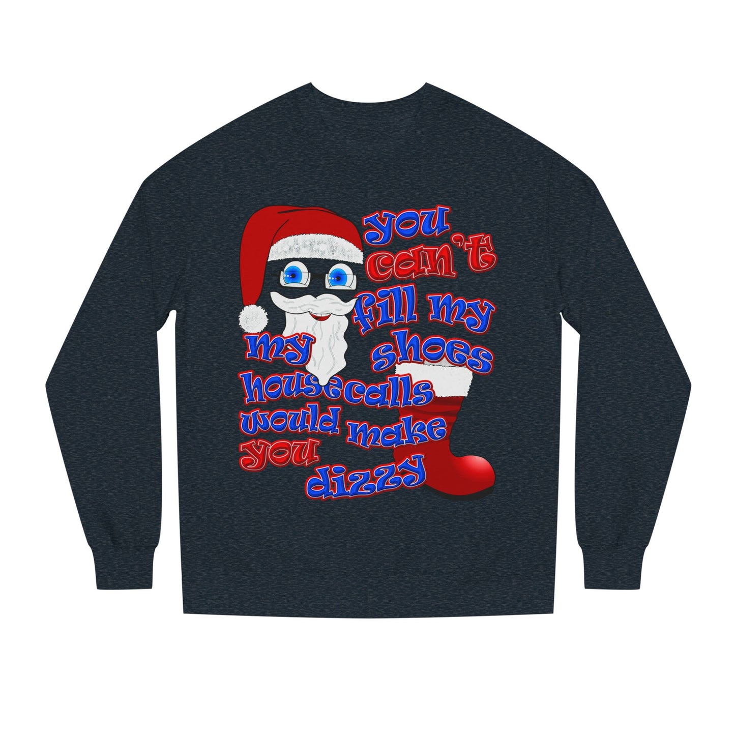 santa's shoes - Unisex Crew Neck Sweatshirt