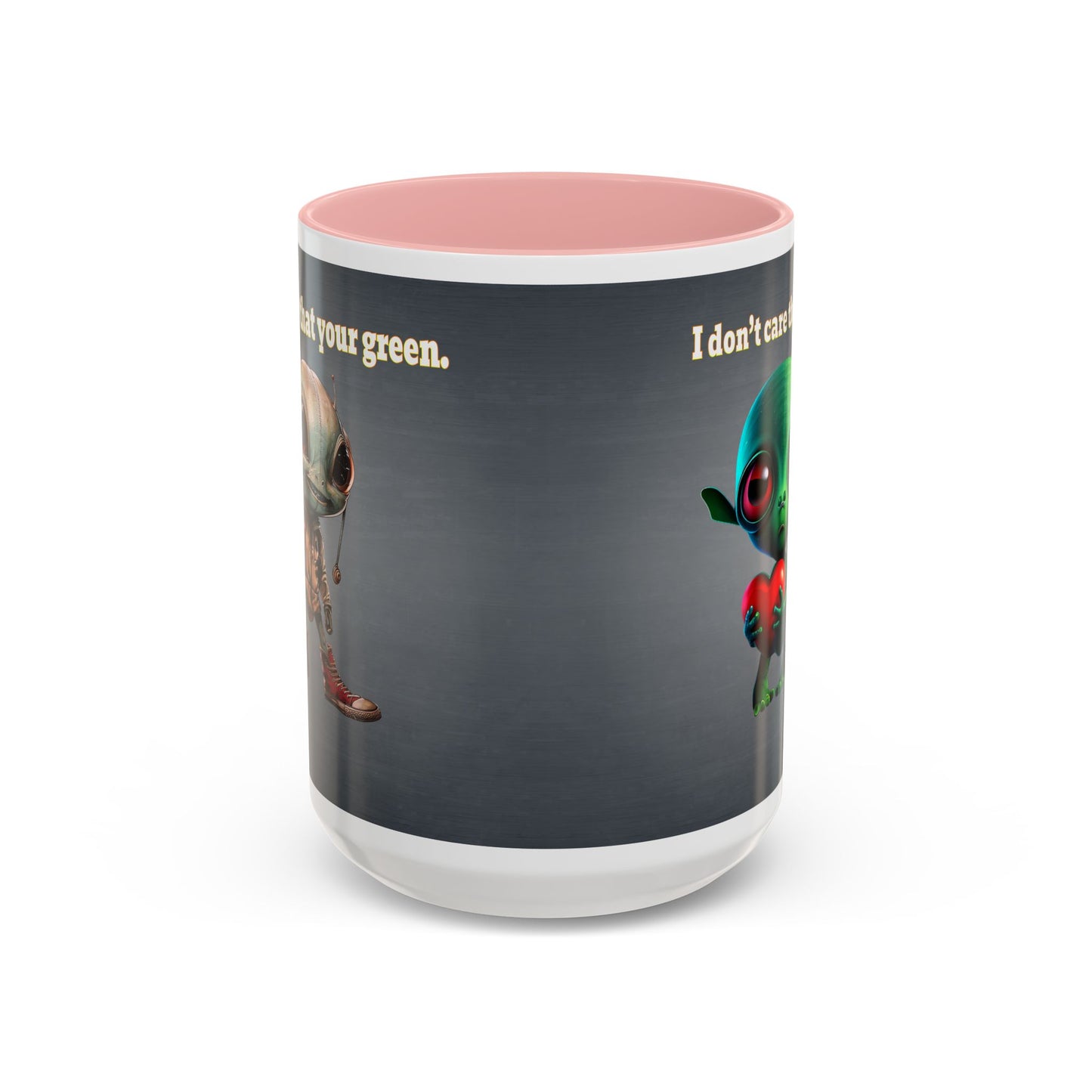 I don't care that your grey - Accent Mug (grey-light grey)