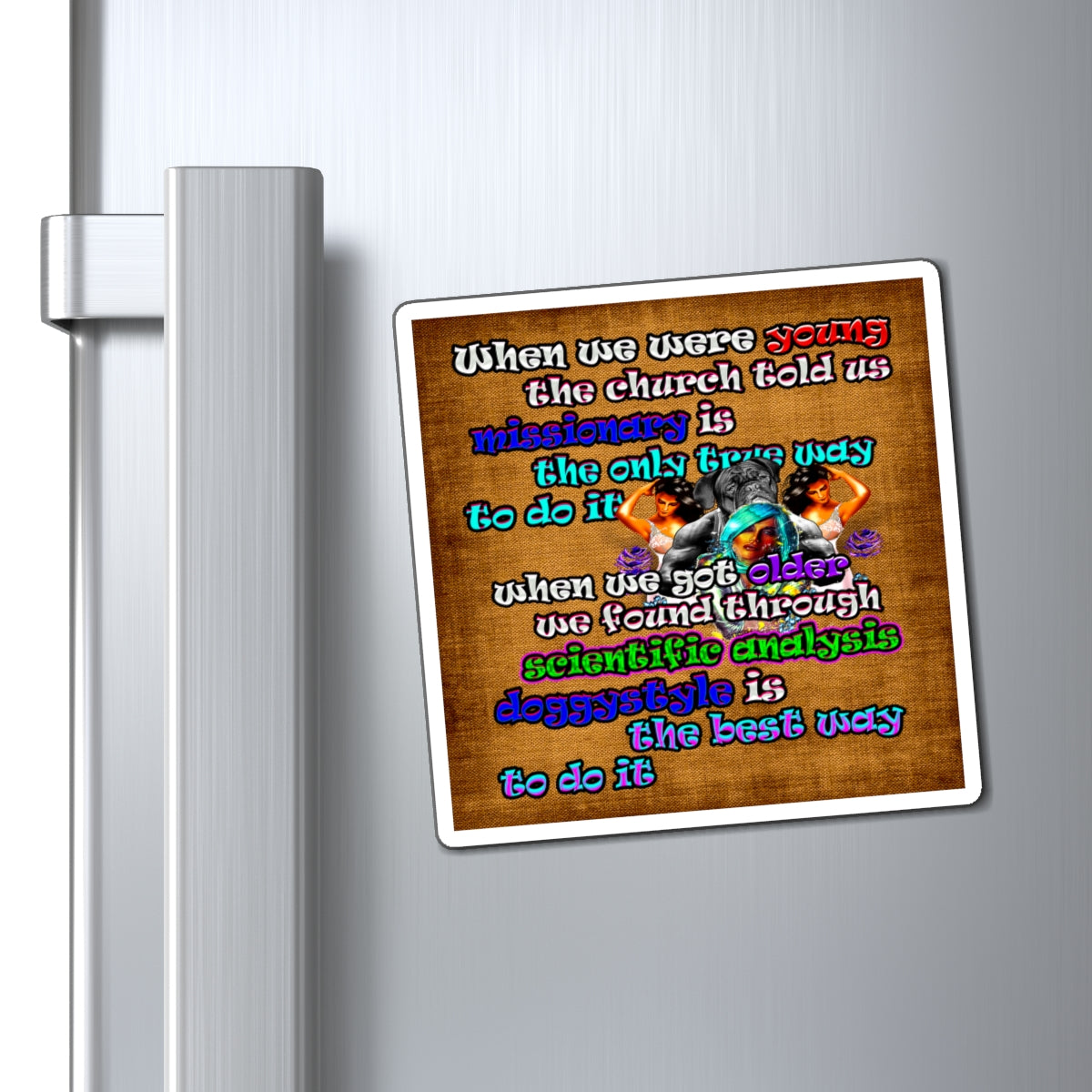 doggystyle - Magnets - (brown papyrus)