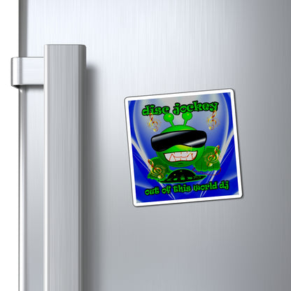 disc jockey - Magnets - (blue-white wave)