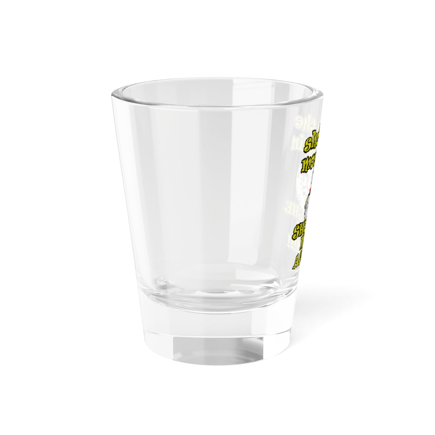 shoot the moon again - Shot Glass