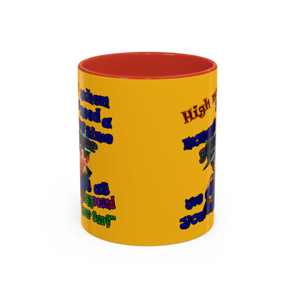 high noon - Accent Mug (yellow)