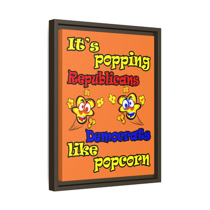 popping like popcorn - framed canvas art (crusta)