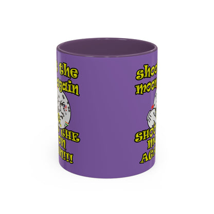 shoot the moon again - Accent Mug (light purple)