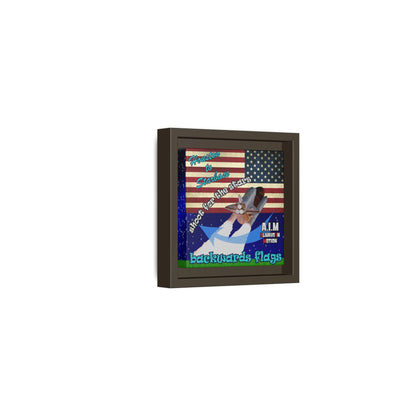 shoot for the stars - framed canvas art ('snoops' background)
