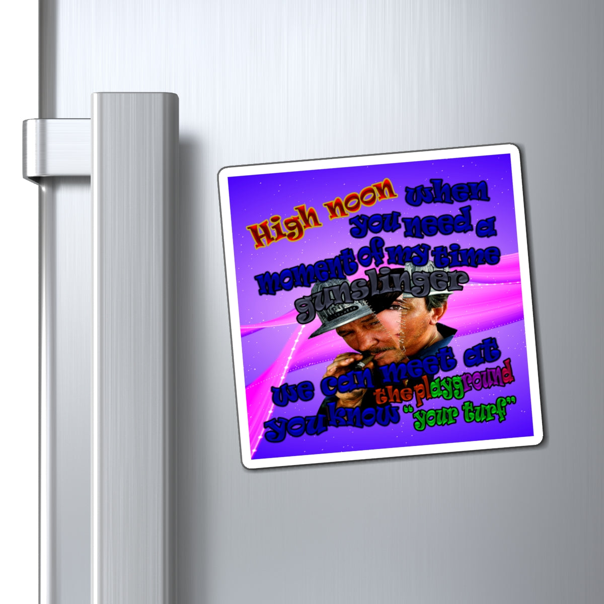 high noon - Magnets - (purple-pink wave)