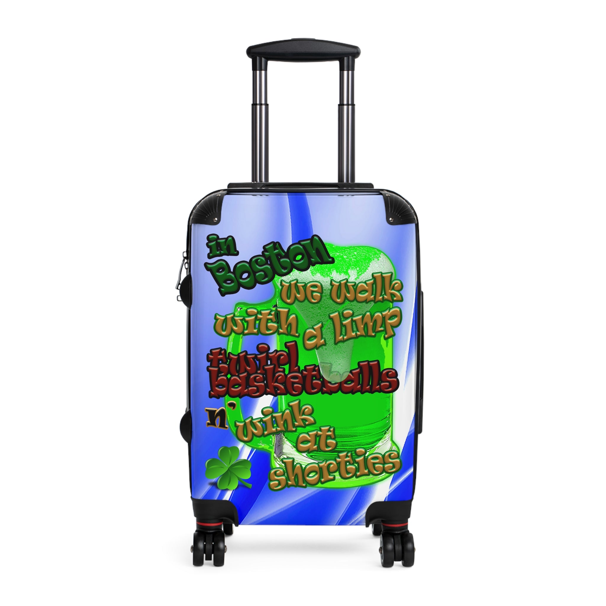 celtics logo - Suitcase (blue-white wave)
