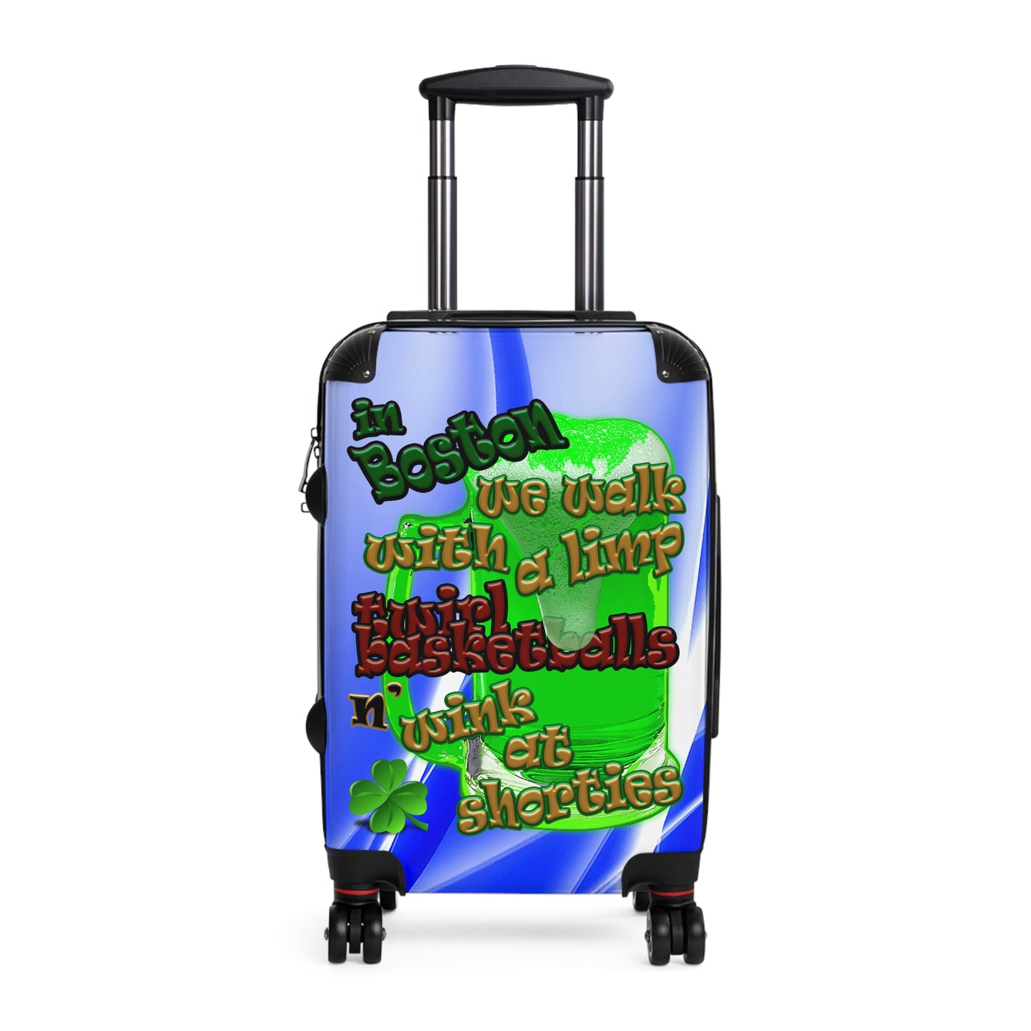 celtics logo - Suitcase (blue-white wave)