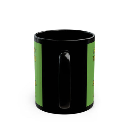 shoot the moon again - Black Mug (green)
