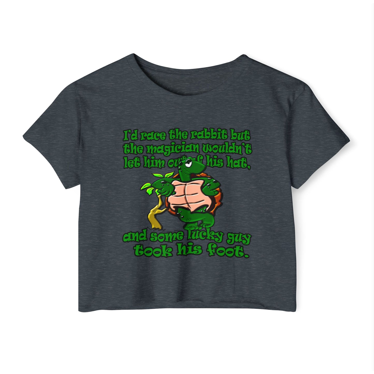 turtle race - Women's Festival Crop Top