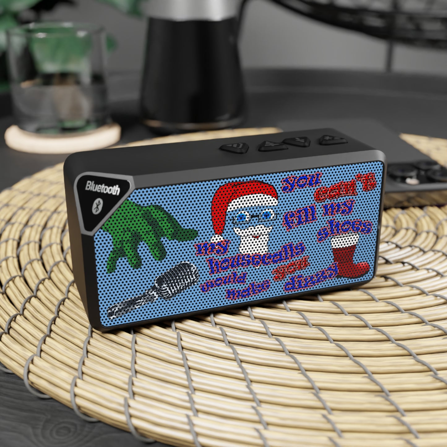 santa's shoes - Jabba Bluetooth Speaker (light blue)