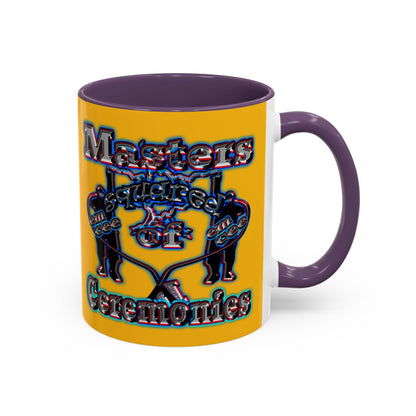 em cee squared - Accent Mug (yellow)