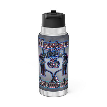 em cee squared - Gator Tumbler, 32oz (brushed nickel)