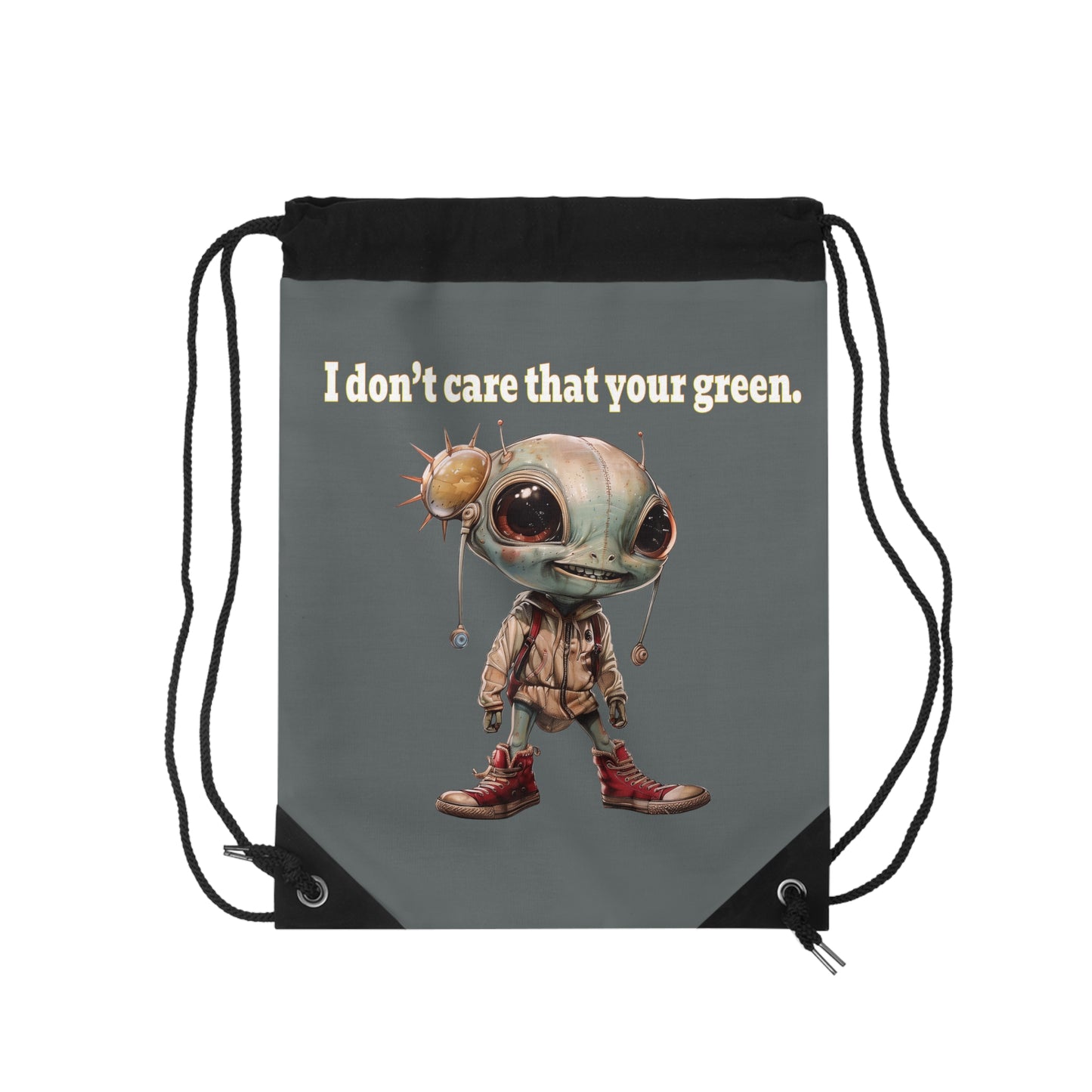 I don't care that your grey - Drawstring Bag (dark grey)