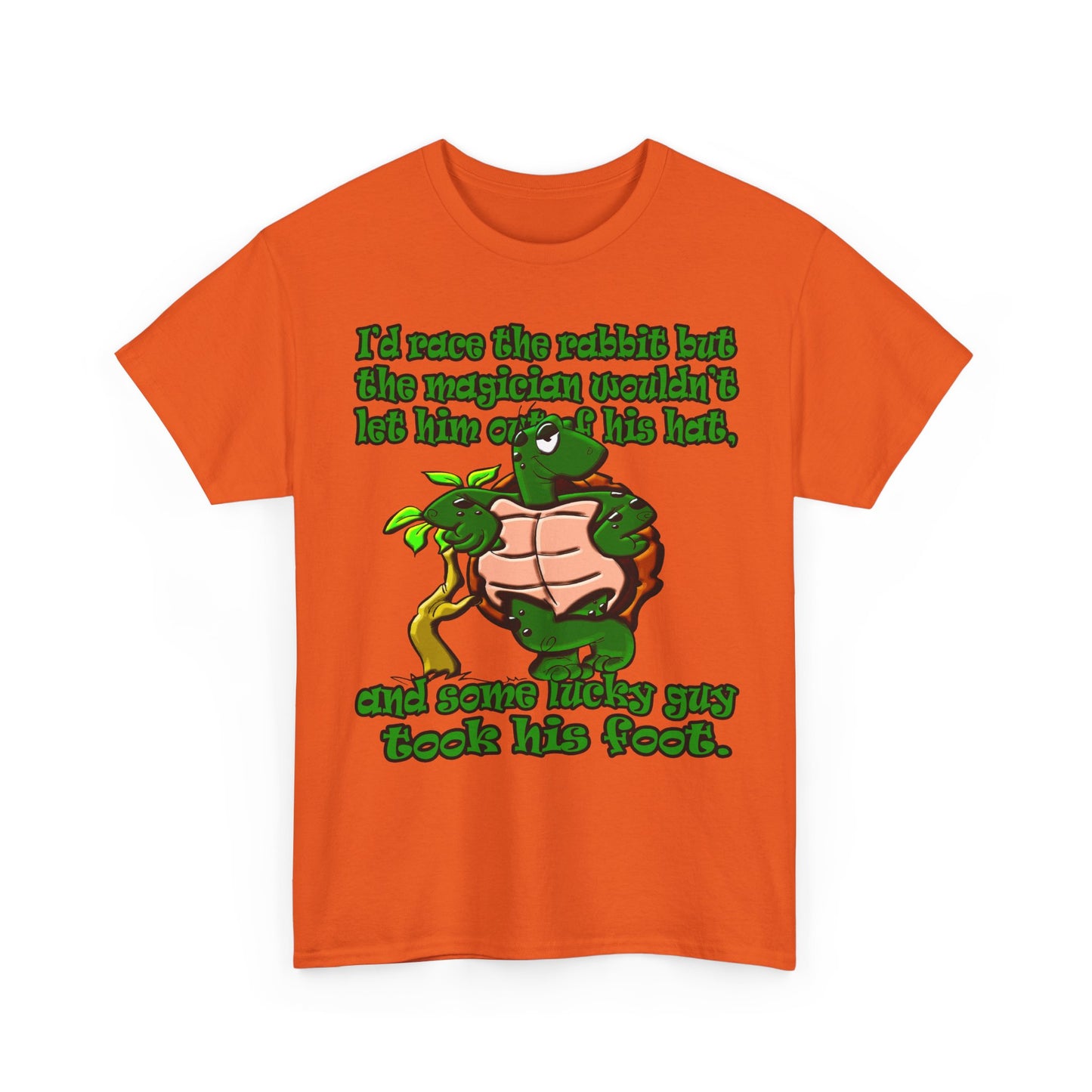 turtle race - Unisex Heavy Cotton Tee