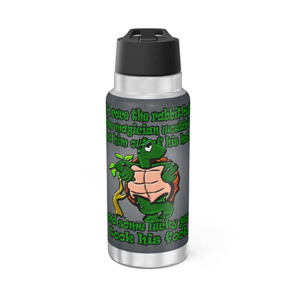 turtle race - Gator Tumbler, 32oz  (grey-light grey)