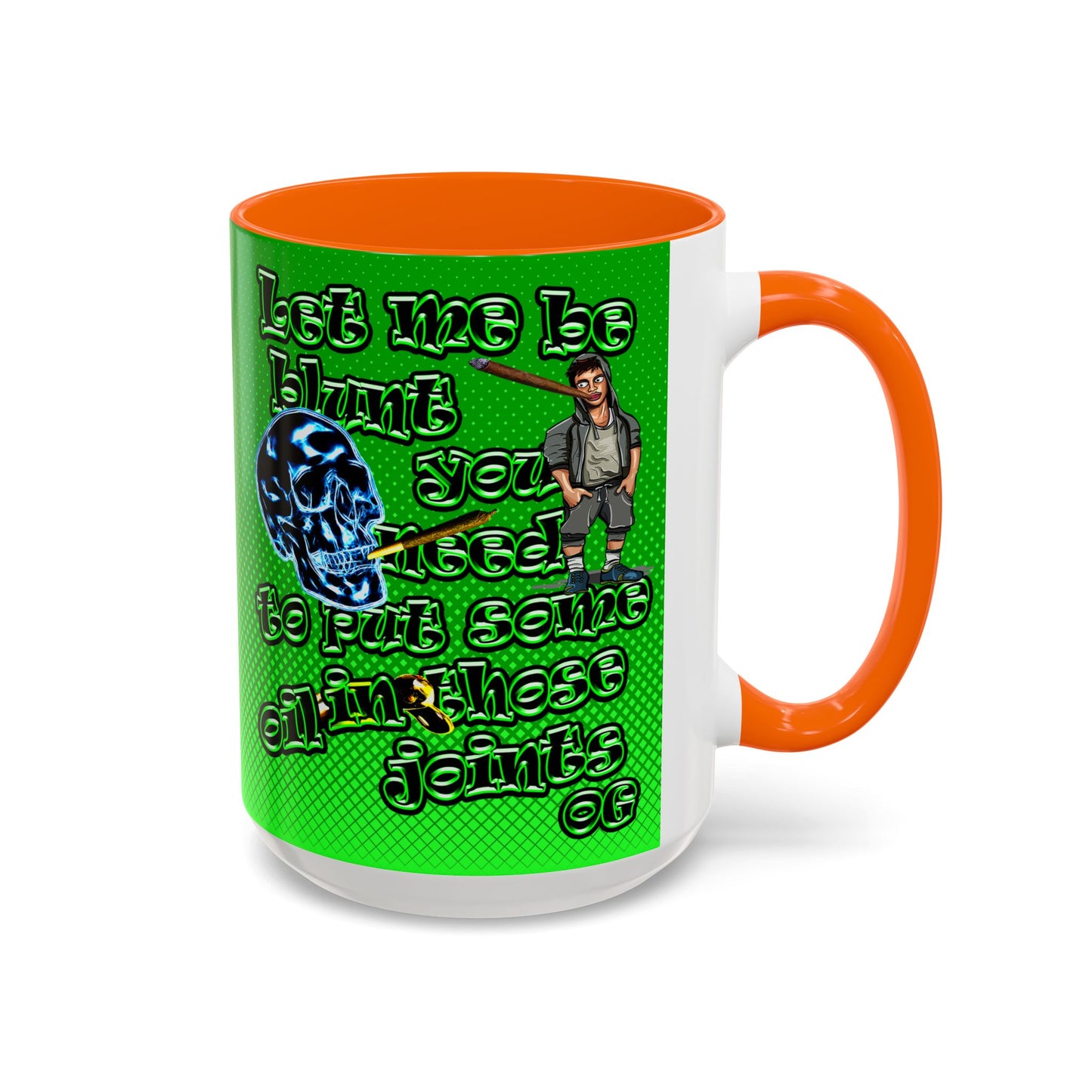 og - Accent Mug (logo green)