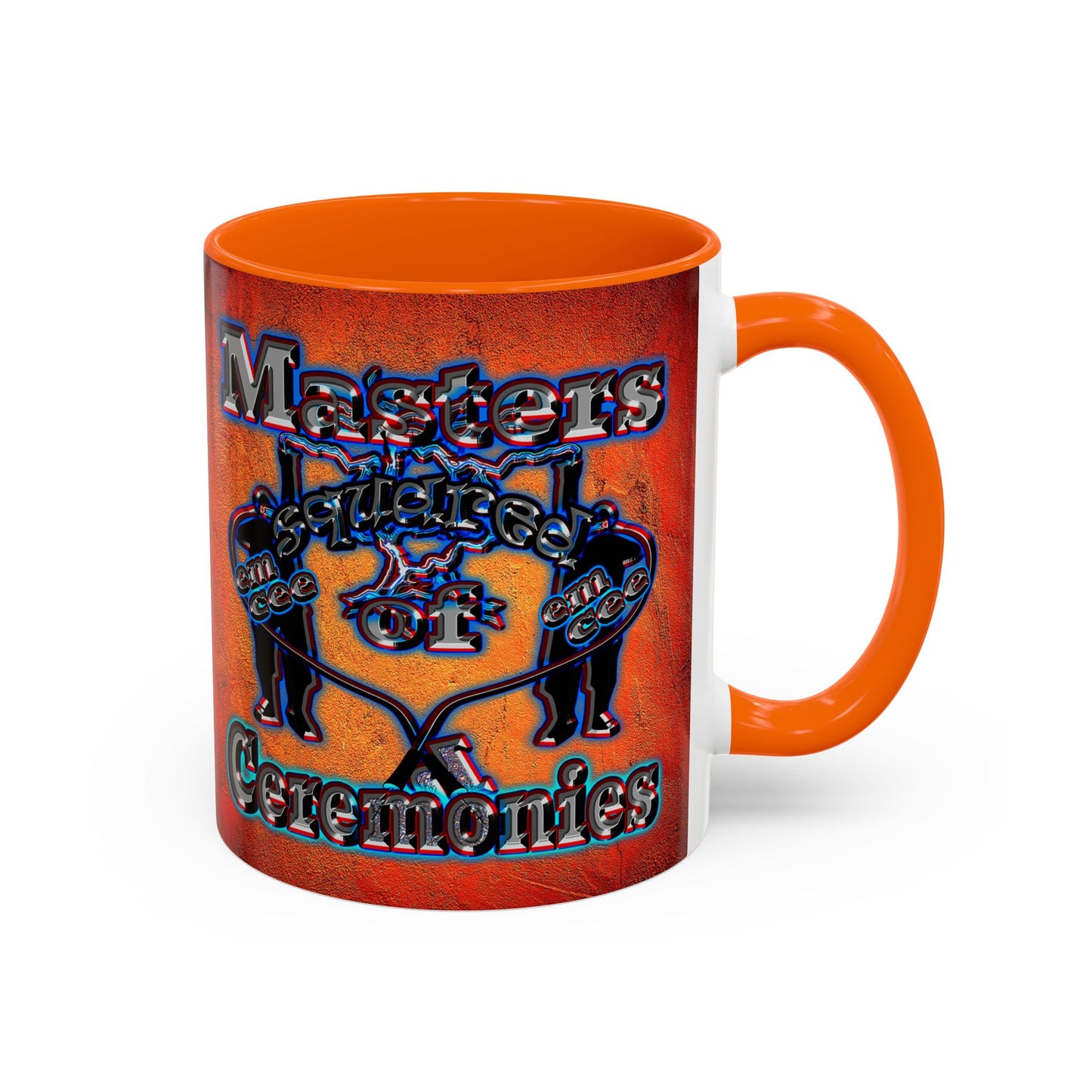 em cee squared - Accent Mug (burnt orange)