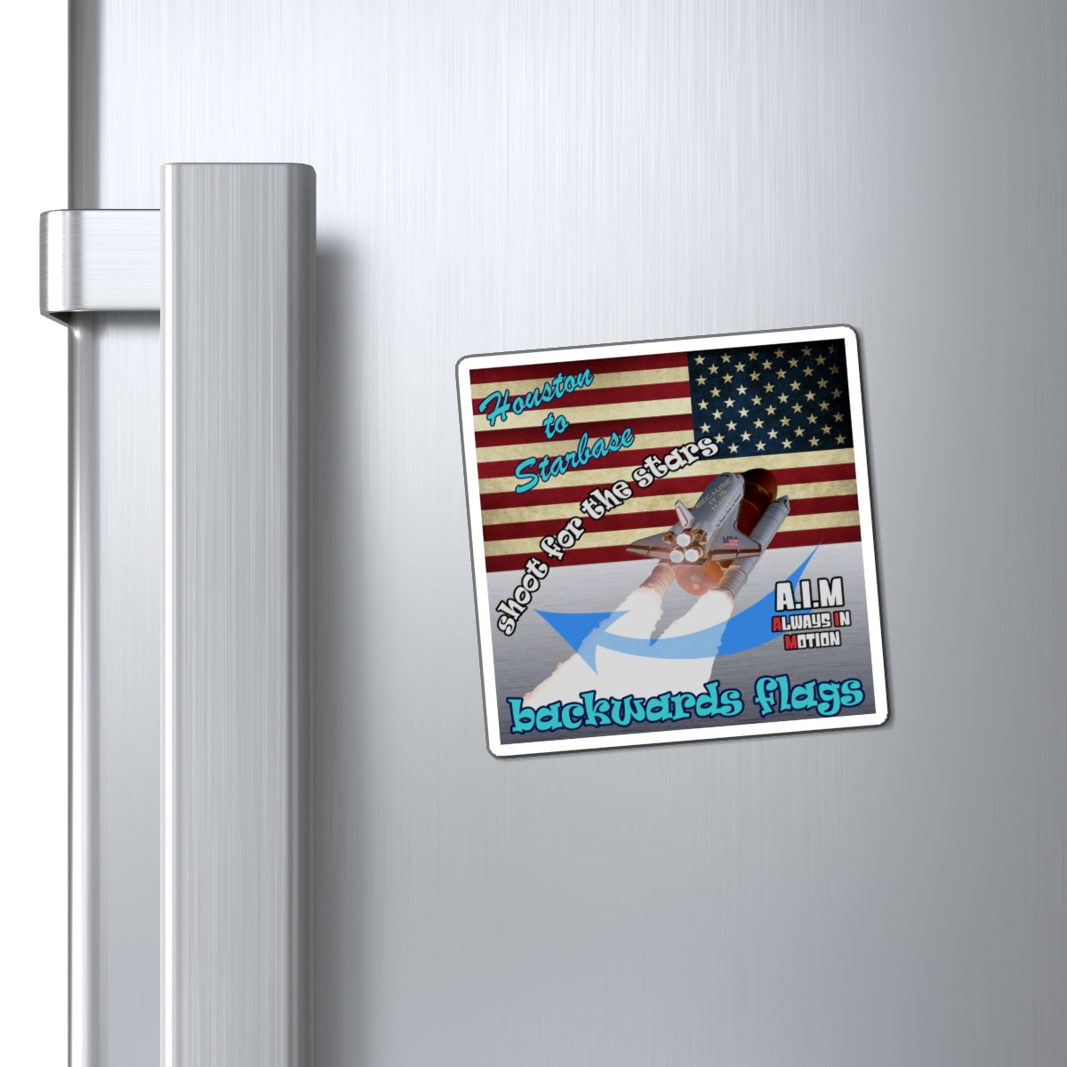 shoot for the stars - Magnets - (brushed nickel)