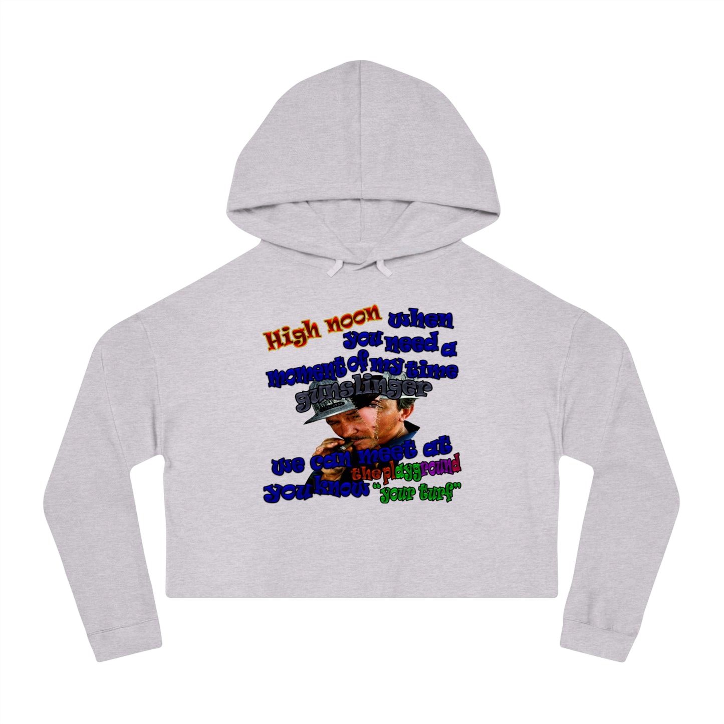 high noon - Women’s Cropped Hooded Sweatshirt