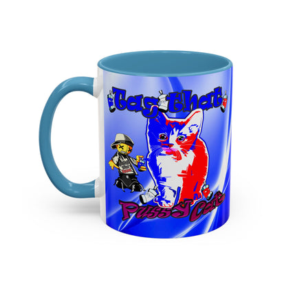tag that - Accent Mug (blue-white wave)