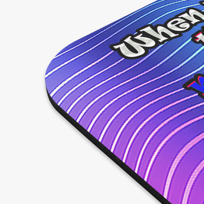 doggystyle - Mouse Pad (Rectangle) (purple wave)