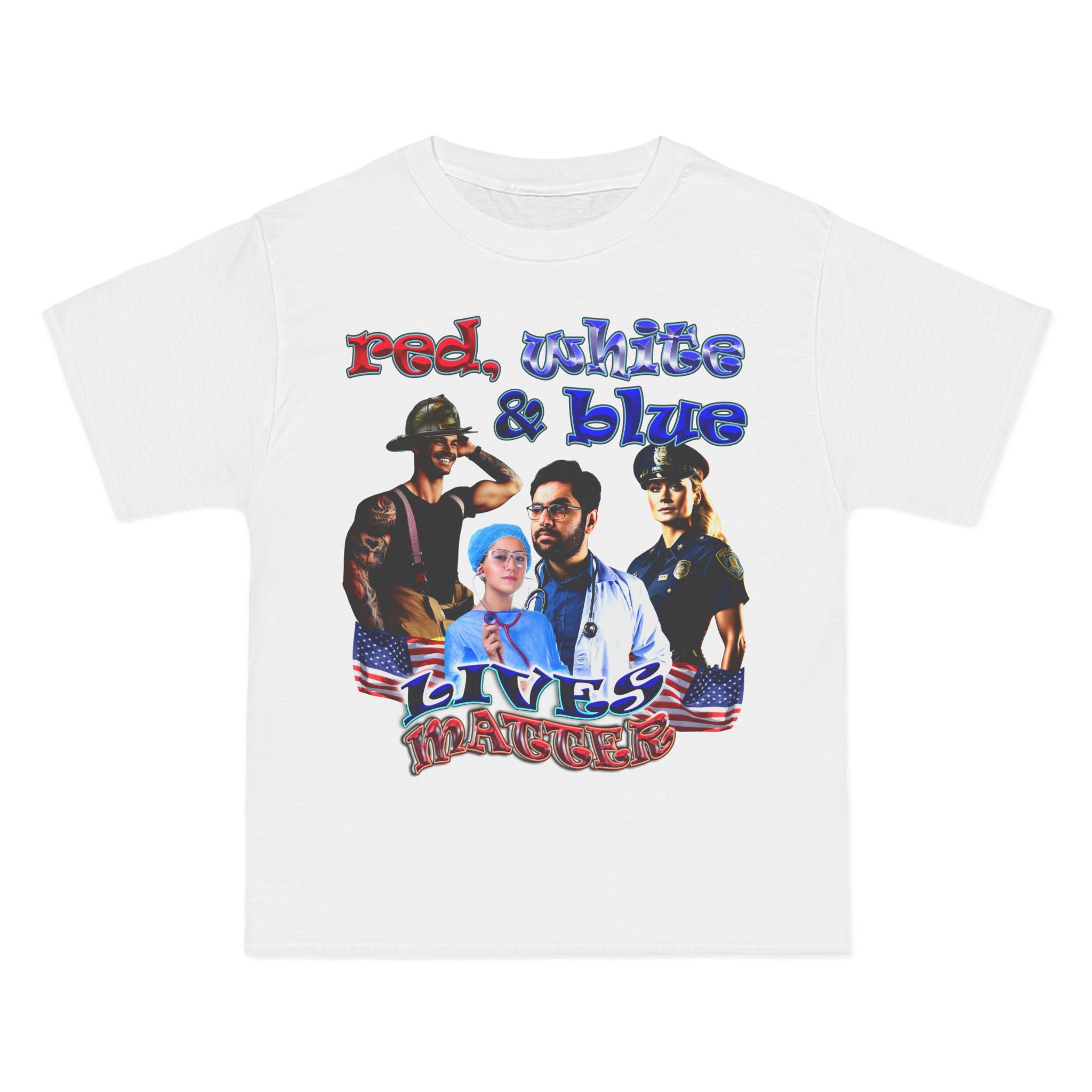 rw&b lives matter - Beefy-T®  Short-Sleeve T-Shirt