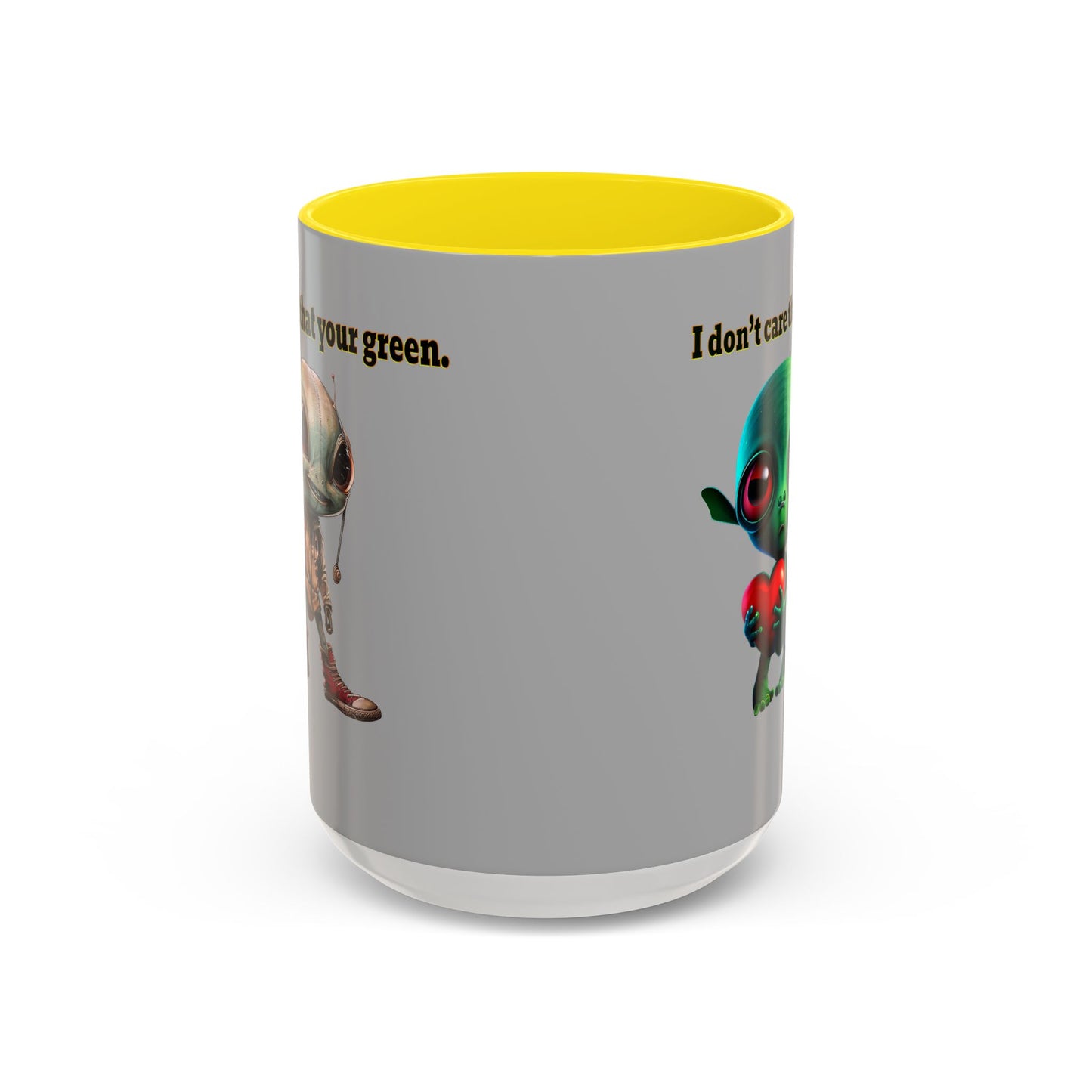 I don't care that your grey - Accent Mug (light grey)