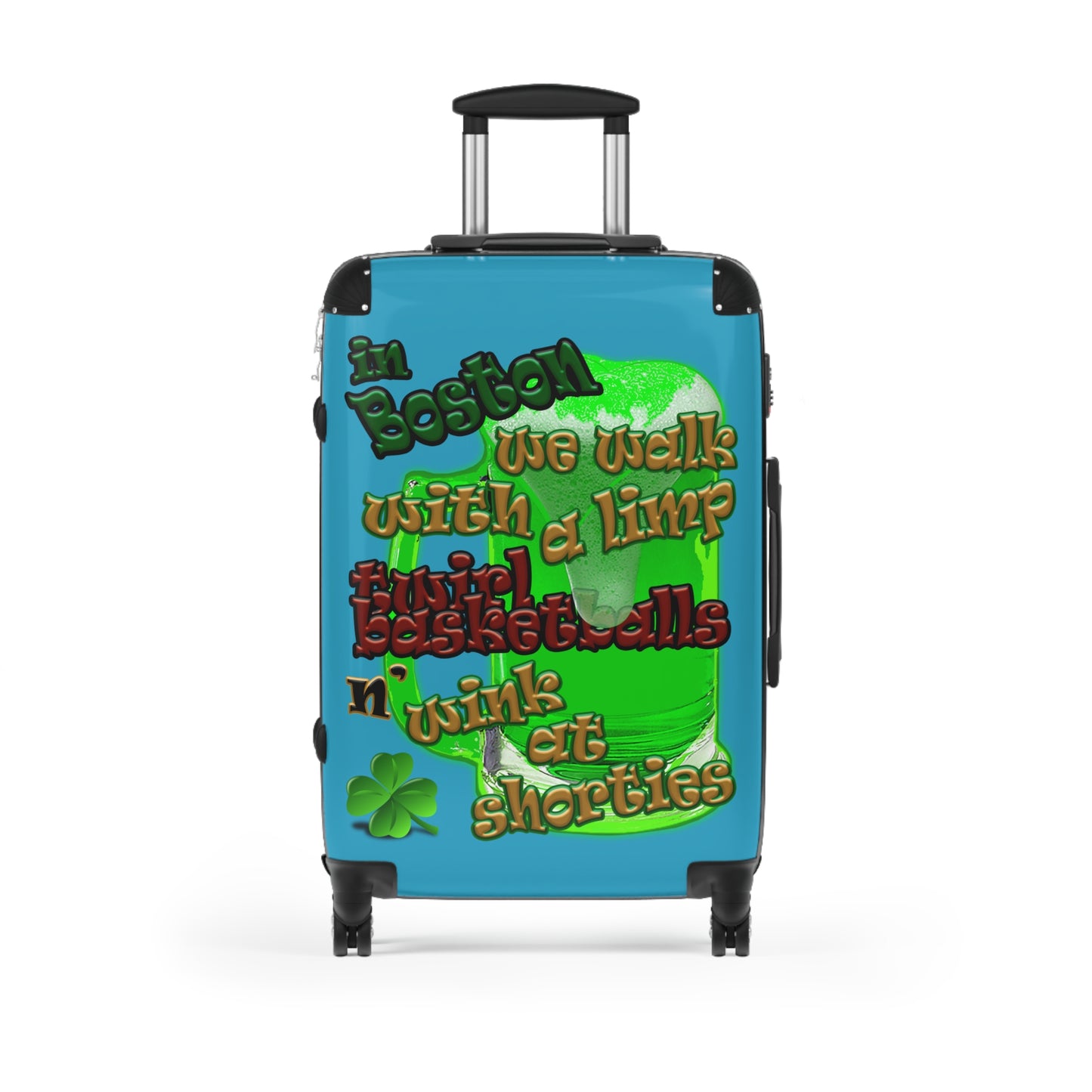 celtics logo - Suitcase (turquoise)