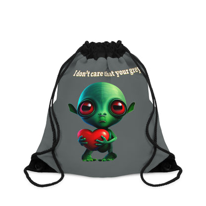 I don't care that your grey - Drawstring Bag (dark grey)
